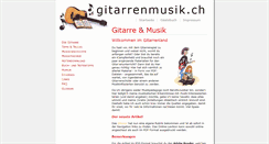 Desktop Screenshot of gitarrenmusik.ch